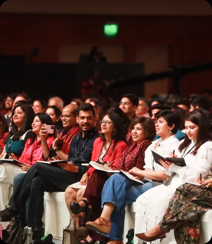 Audience at a Success Gyan event